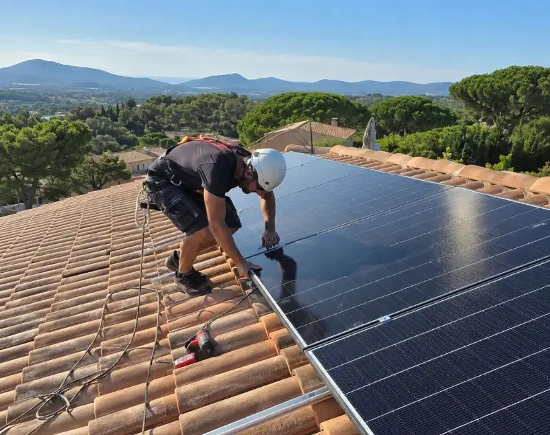 Installateur panneaux solaires Le Vignau — pose photovoltaïque sur toiture